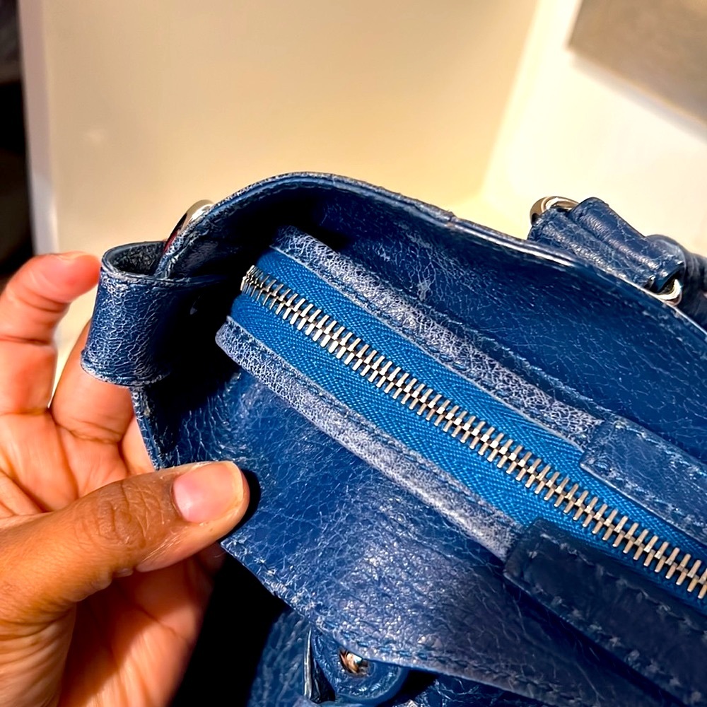 Balenciaga Blue Crossbody Bag - Picture 8 of 12